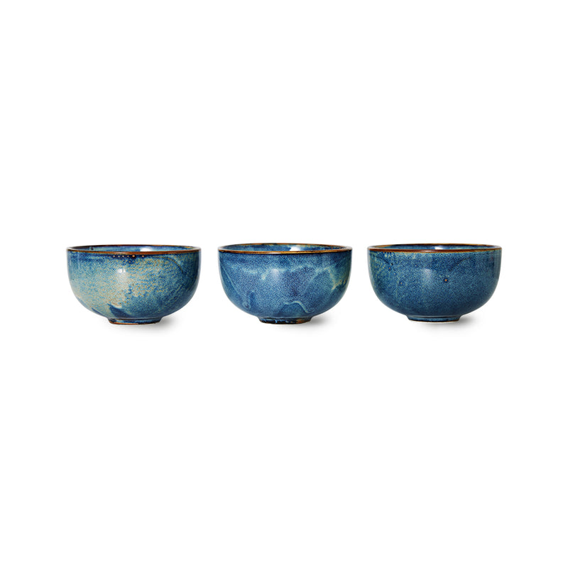 Home Chef ceramics bowl, rustic blue