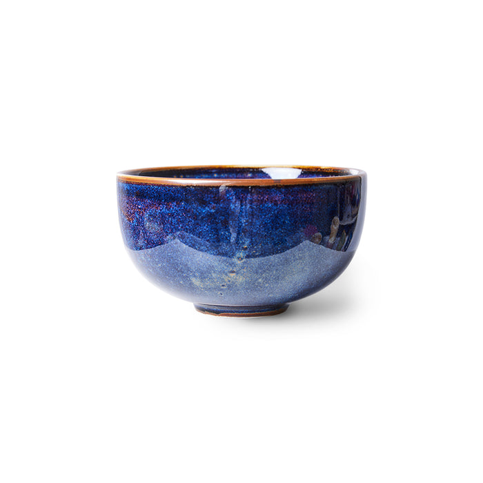 Home Chef ceramics bowl, rustic blue