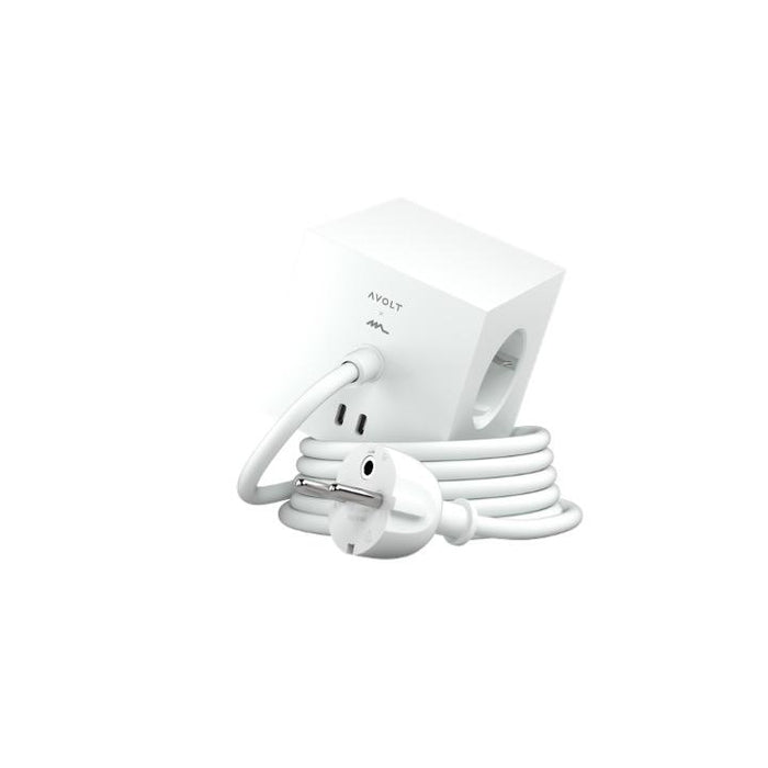 Avolt Square 1 USB-C, Opal White Martinelle Luce