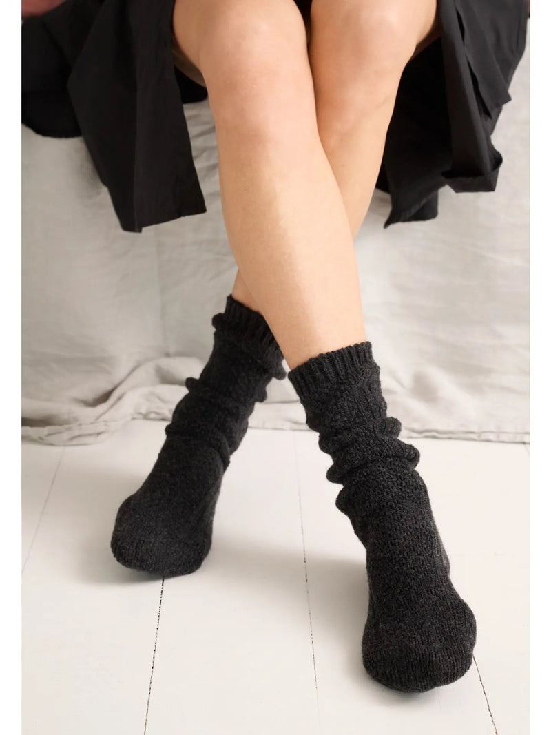 Winter villasekoitesukat, black