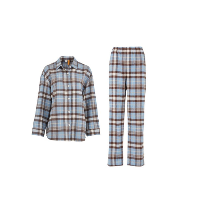 Becksöndergaard Flannel Pyjama-setti, Blue