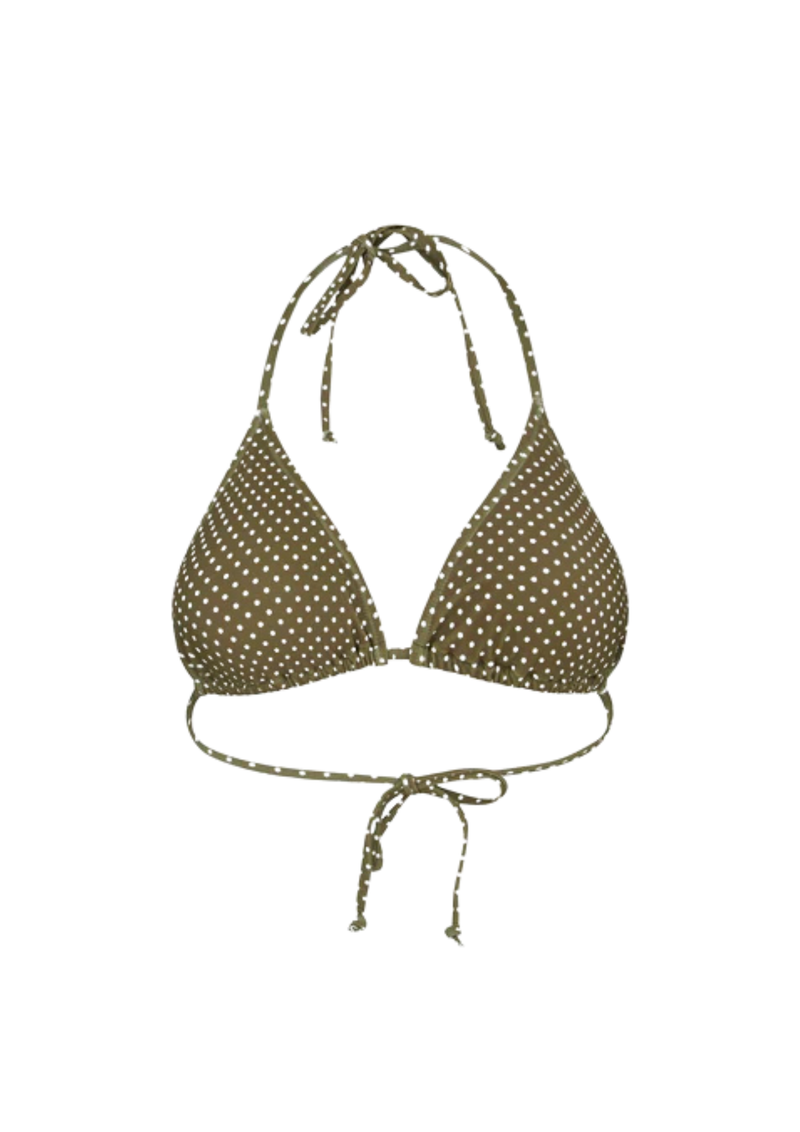 Becksöndergaard Polka Dot Baila Bikiniyläosa, Dark olive