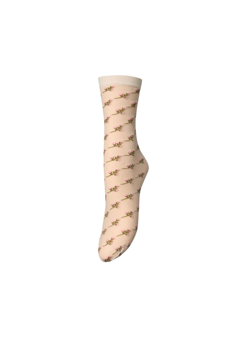 Becksöndergaard Florinola Nylon sukat, Birch White