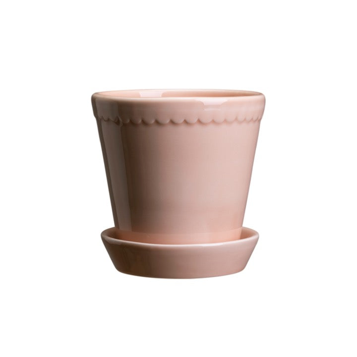 Bergs Potter Helena lasitettu kukkaruukku,  Rose Ø 16 cm