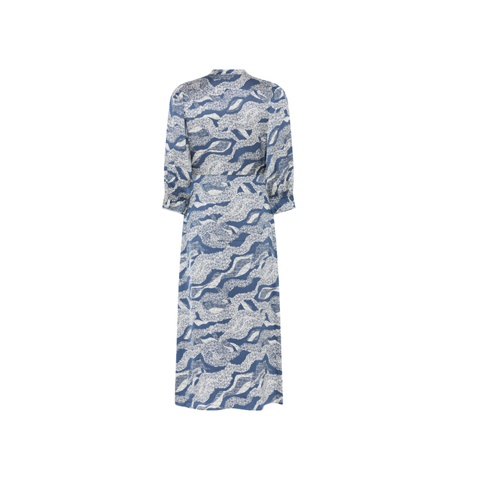 Bruuns Bazaar Clarenas mekko, blue lace print