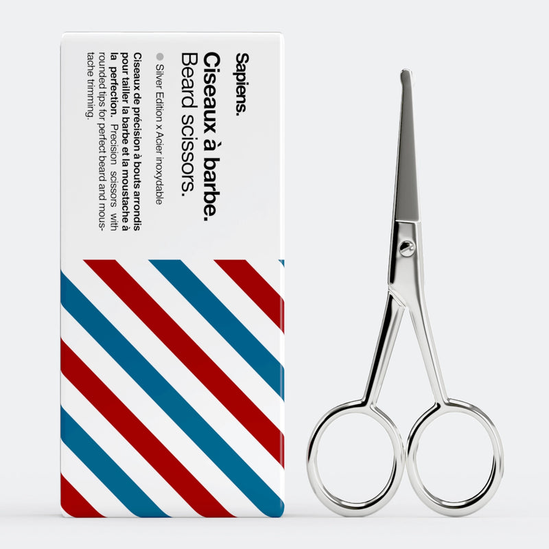 Sapiens partasakset, ruostumaton teräs