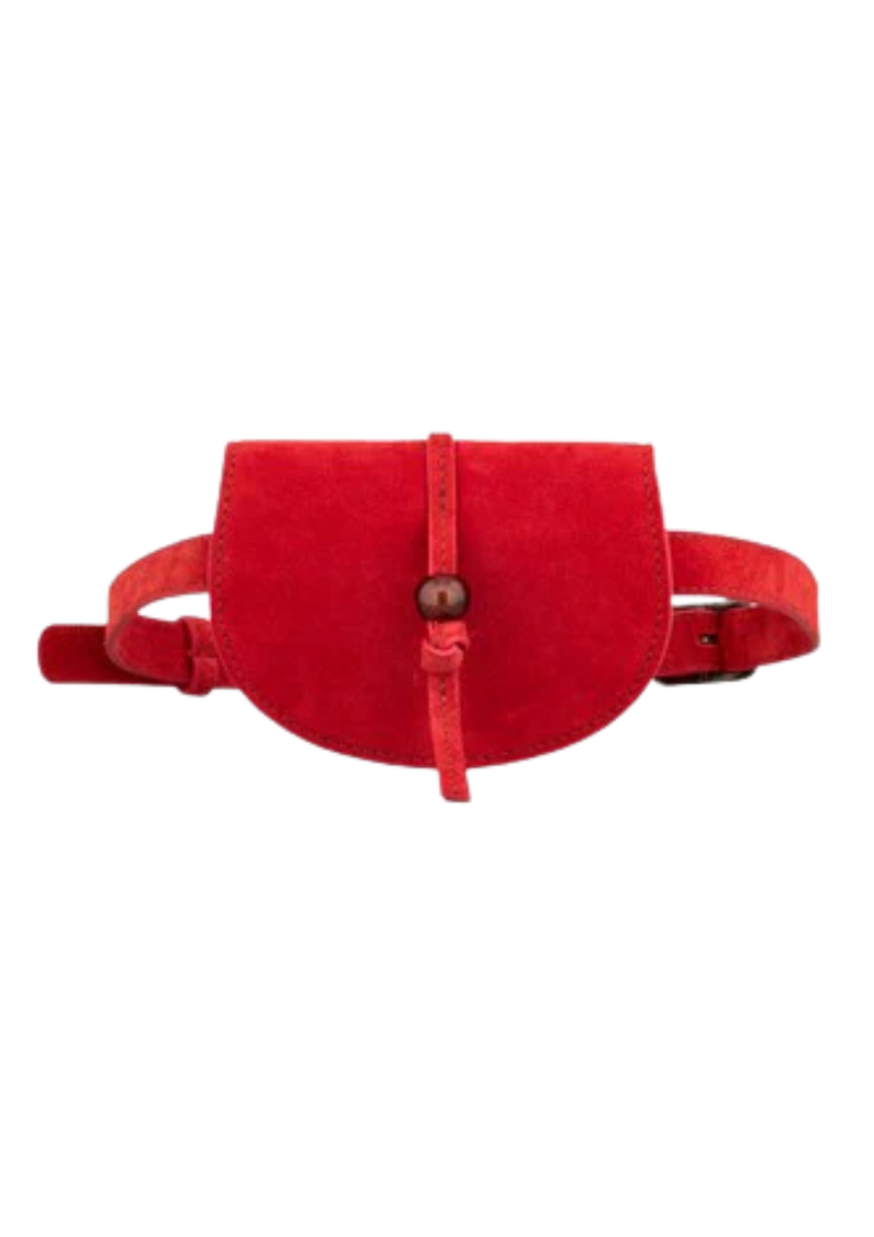 Becksöndergaard Suede belt käsilaukku, adrenaline red