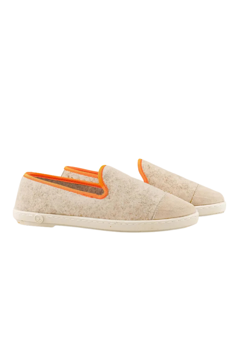 Angarde Naisten villa-tohvelit, beige neon orange
