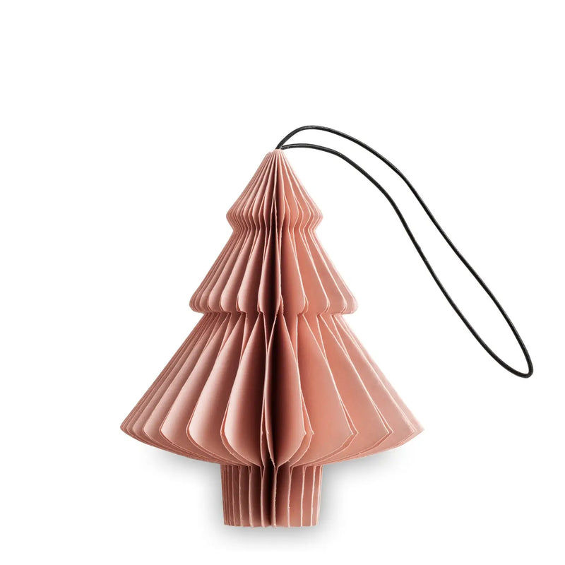 Paperinen joulukoriste Tree, Dusty Rose