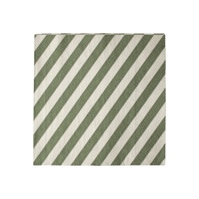 DBKD Stripe paperiservetti, green