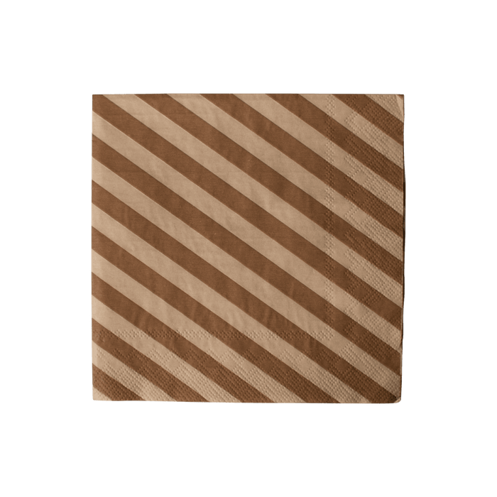 DBKD Stripe paperiservetti, nougat