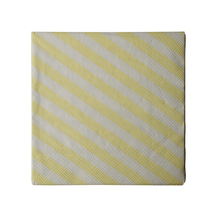 DBKD Stripe paperiservetti, cream