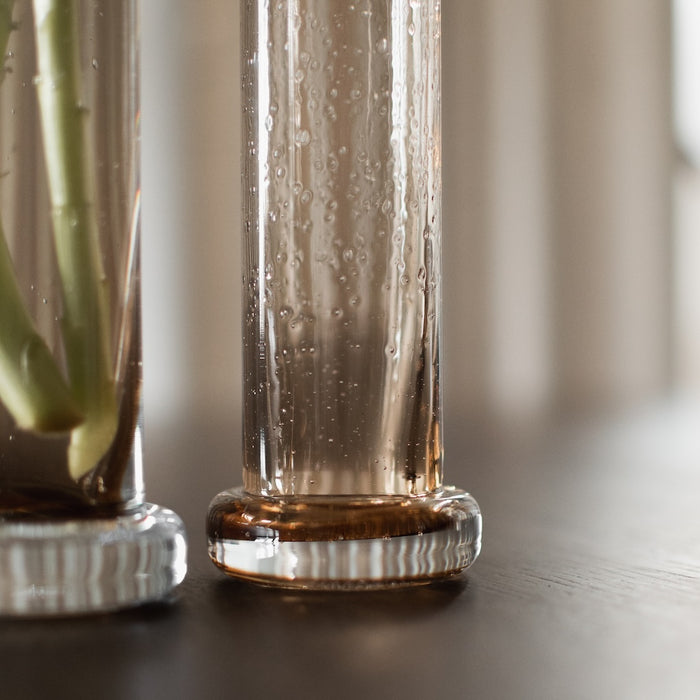 Korkea kukkavaasi small, rust