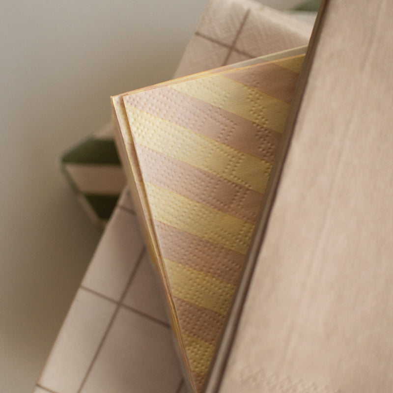 DBKD Stripe paperiservetti, yellow