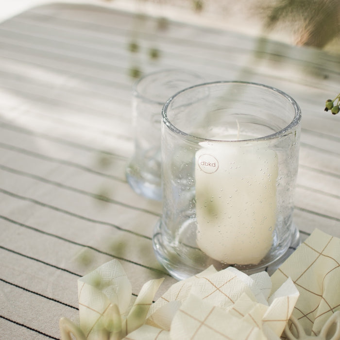 Bubble kynttilälyhty ja kukkavaasi medium, clear