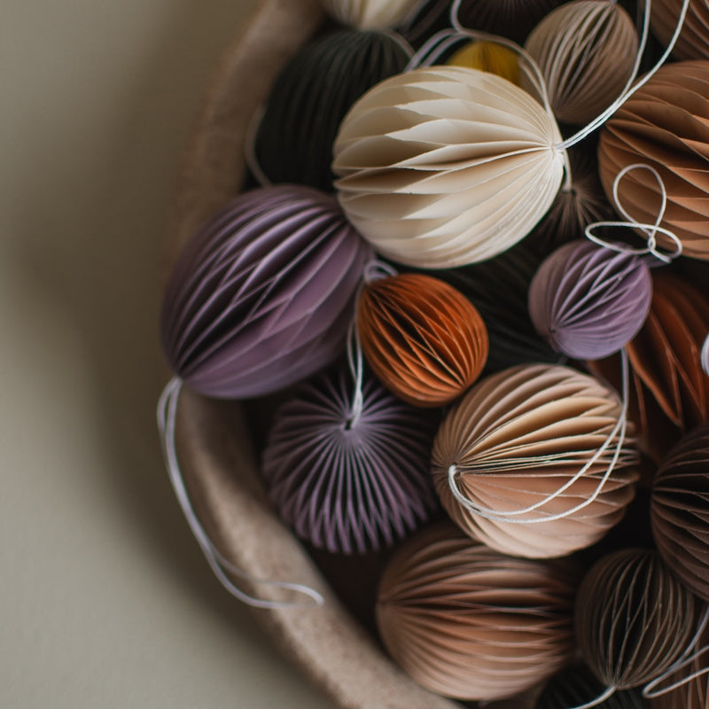 Ovoid paperikoriste small, purple