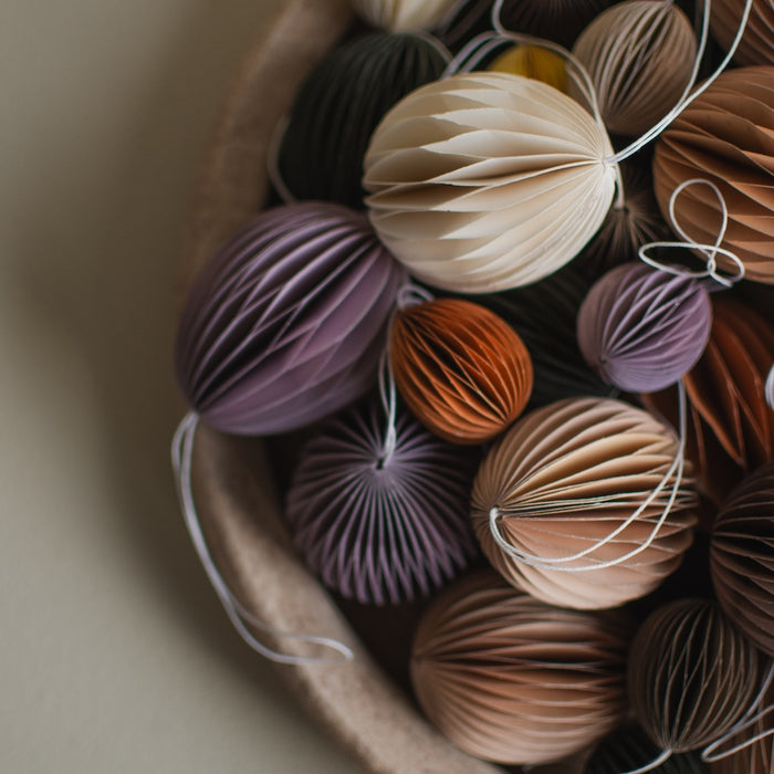 Ovoid paperikoriste small, purple