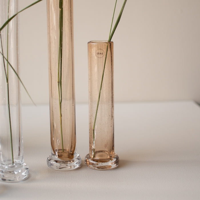 Korkea kukkavaasi small, rust