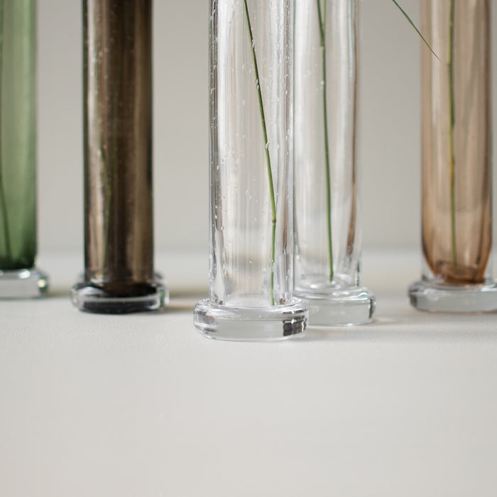 Korkea kukkavaasi large, clear