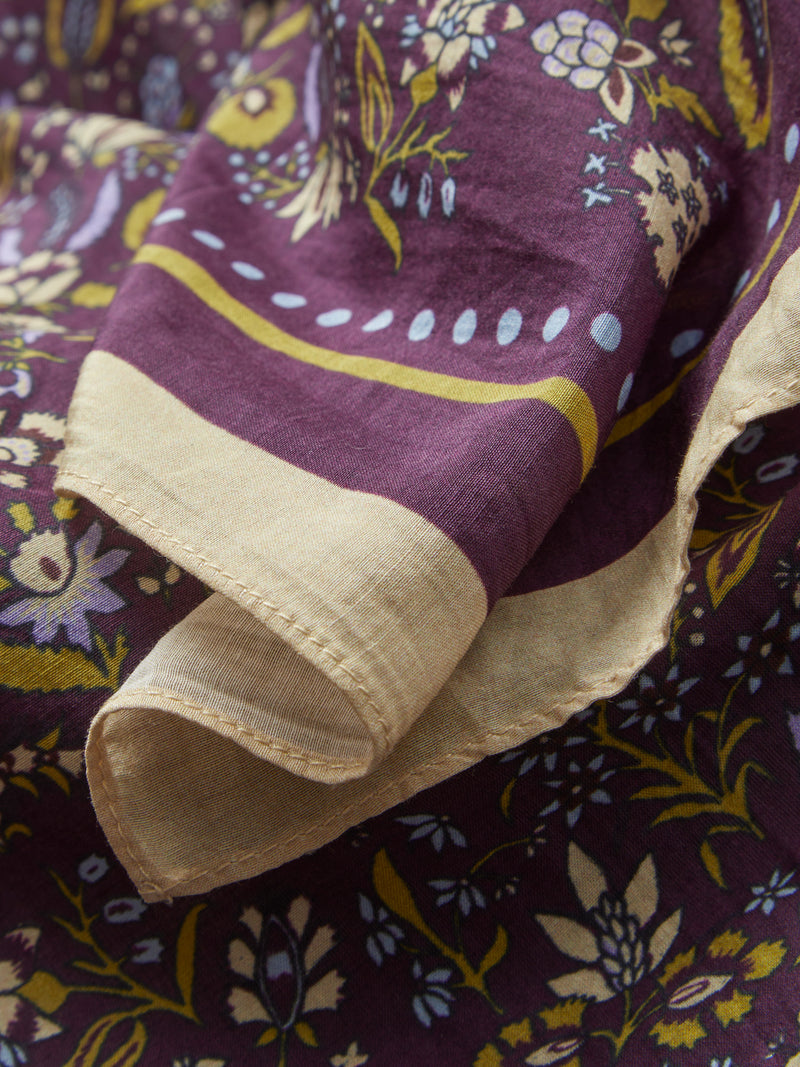Becksöndergaard Fiora Sico huivi, Maroon Brown