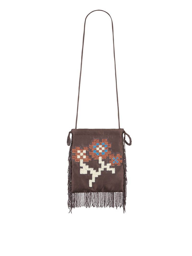 Becksöndergaard Flotile Beaded Ayla laukku, Hot Fudge Brown