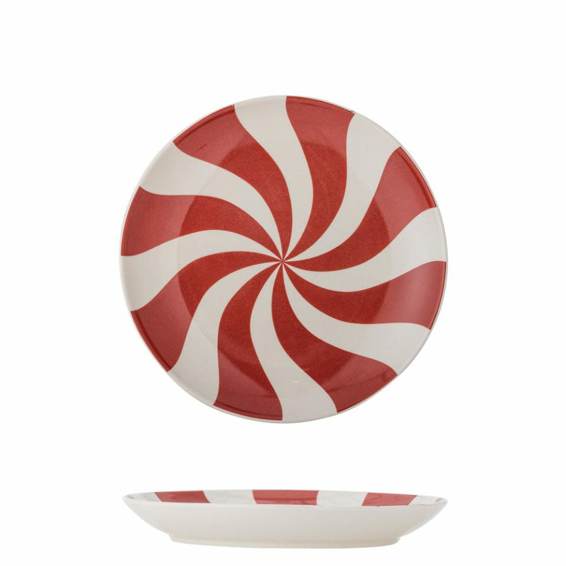 Bloomingville Yule lautanen, red white