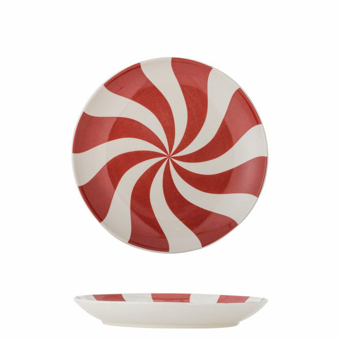 Bloomingville Yule lautanen, red white