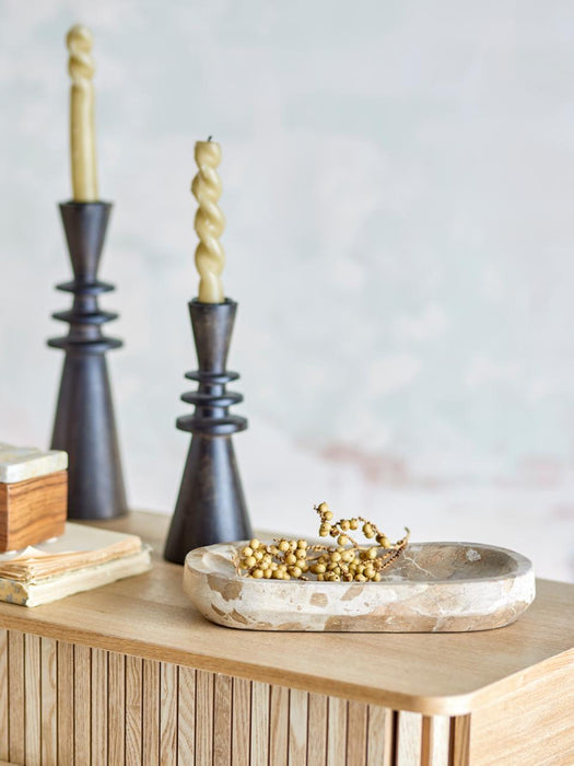 Bloomingville Shao marmorinen alusta, brown