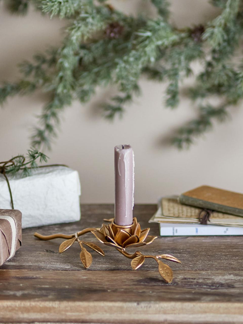 Bloomingville Gretchen Kynttilänjalka, Gold