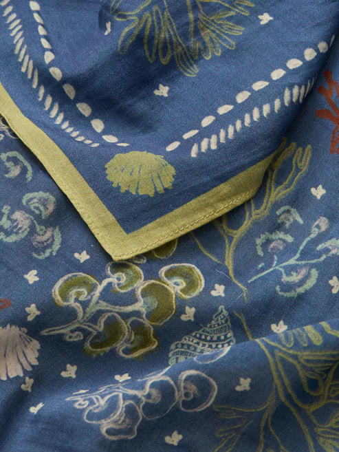 Becksöndergaard Seastoria Sico huivi, Vintage Indigo Blue