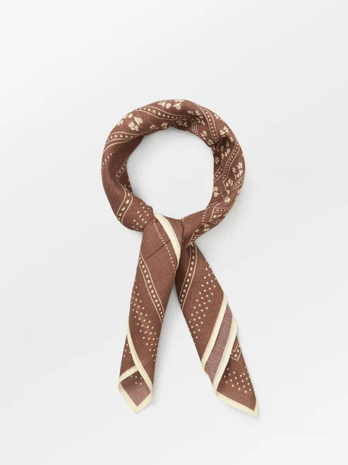 Becksöndergaard Talianna Cotta huivi, Chocolate Brown