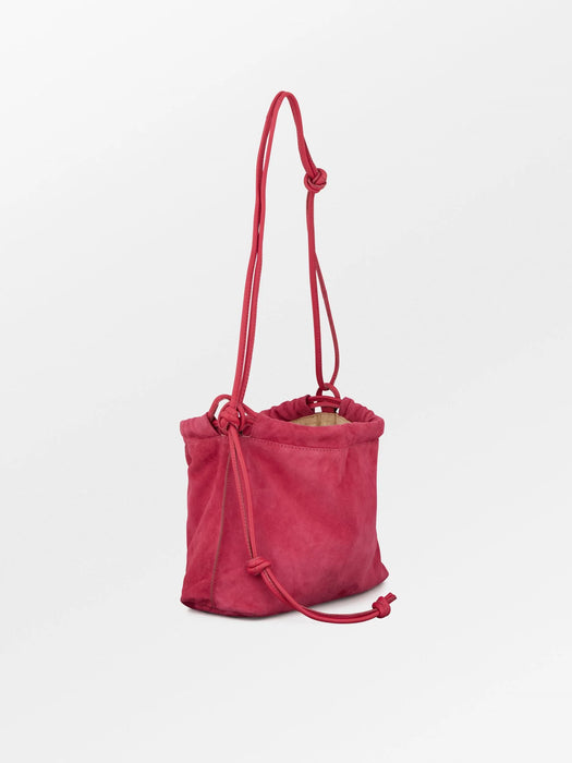 Becksöndergaard Suede Gianna Bag, Carmine Pink