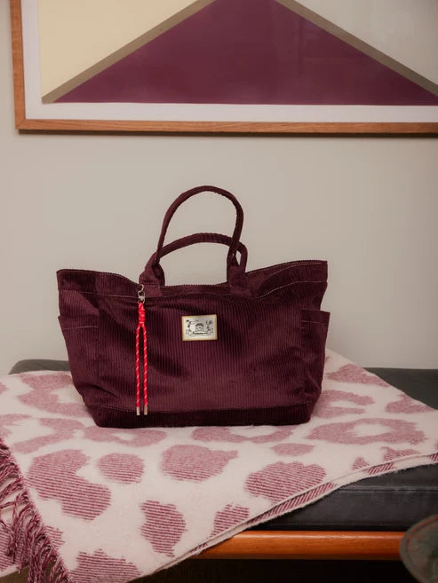 Becksöndergaard Corduroy Cecilia laukku, Maroon Brown