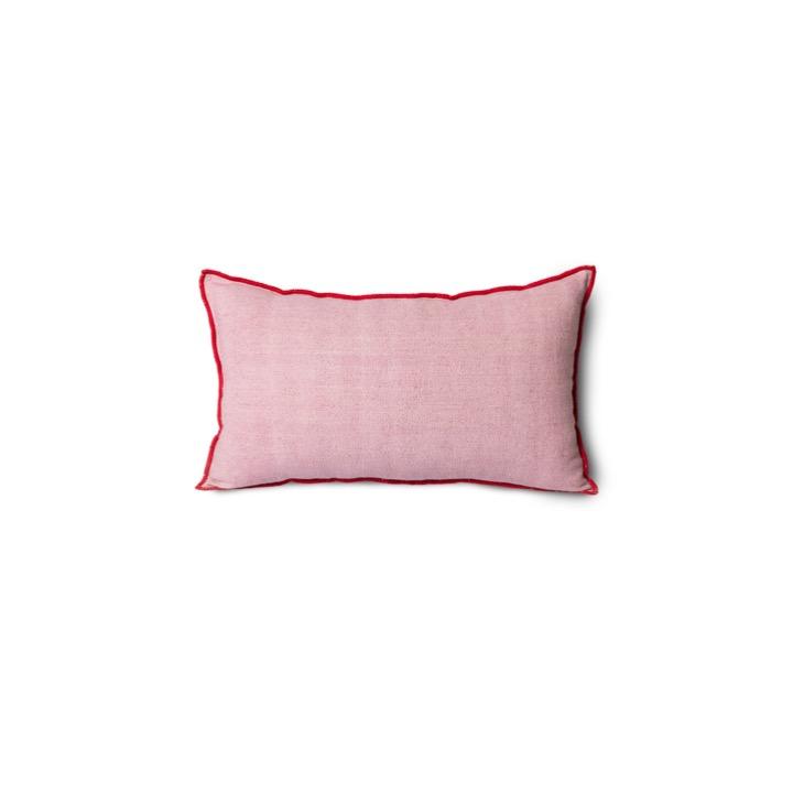 Hk Living Linen mix koristetyyny candyfloss, 50 x 30 cm