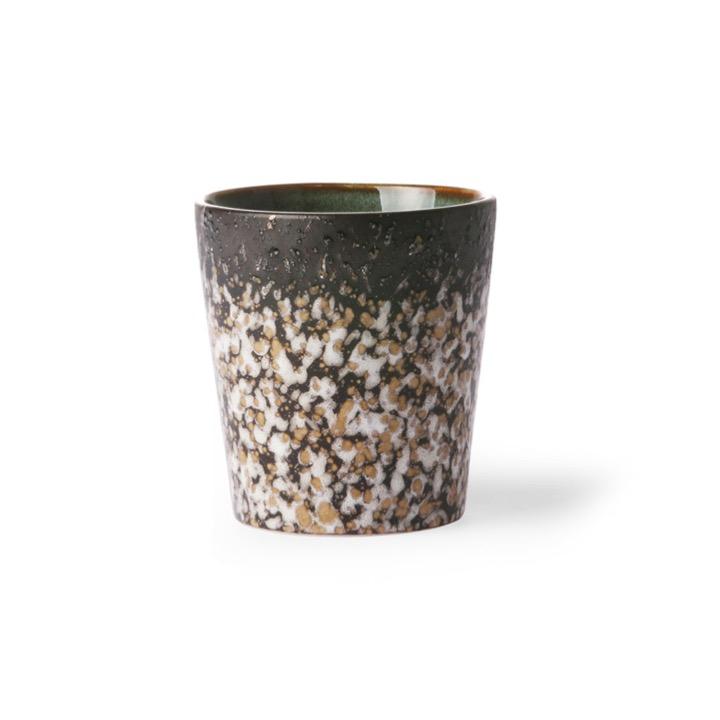 70's ceramics coffee mug, mud