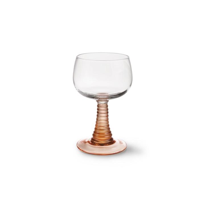 HK Living Swirl viinilasi nude