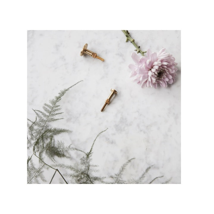 House Doctor nuppi knob, messinki