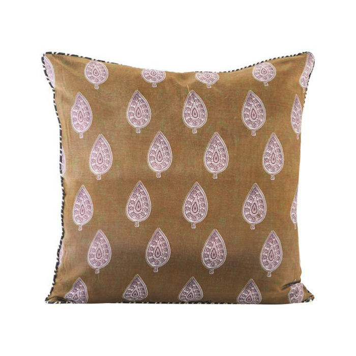 Pillowcase Parsley, Mustard 50 x 50 cm