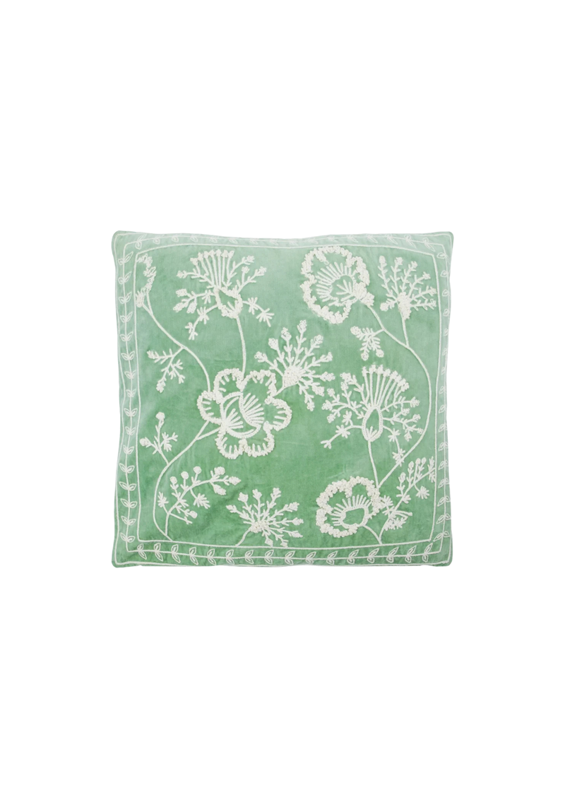 House Doctor Mano tyynynpäällinen, Mint green/Off-white