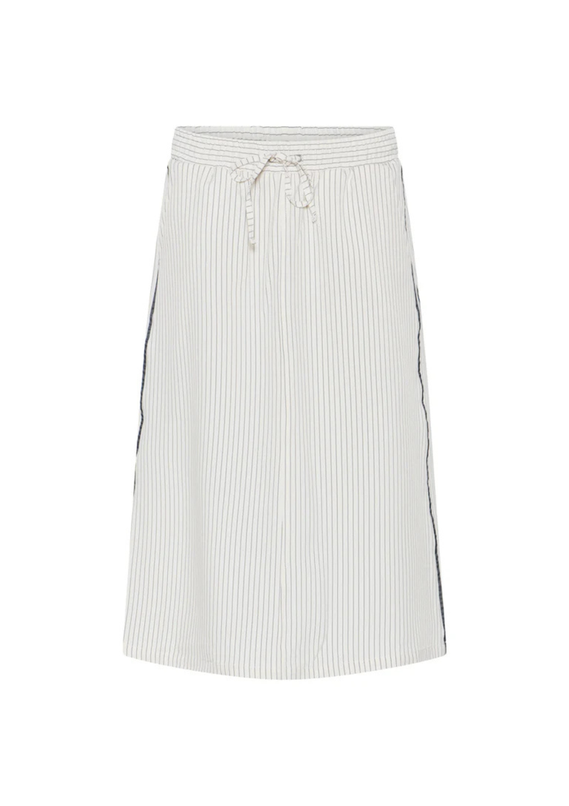 Humble By Sofie raidallinen hame, Off white