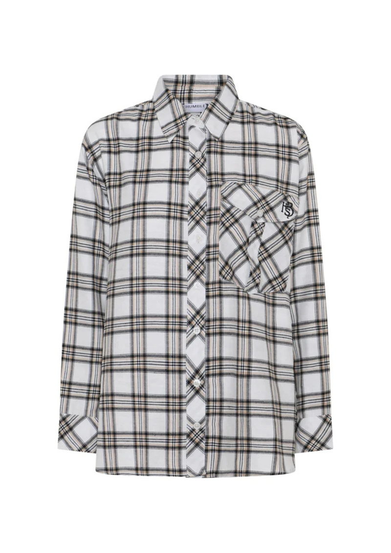 Humble By Sofie Oversized ruutupaita, Off white