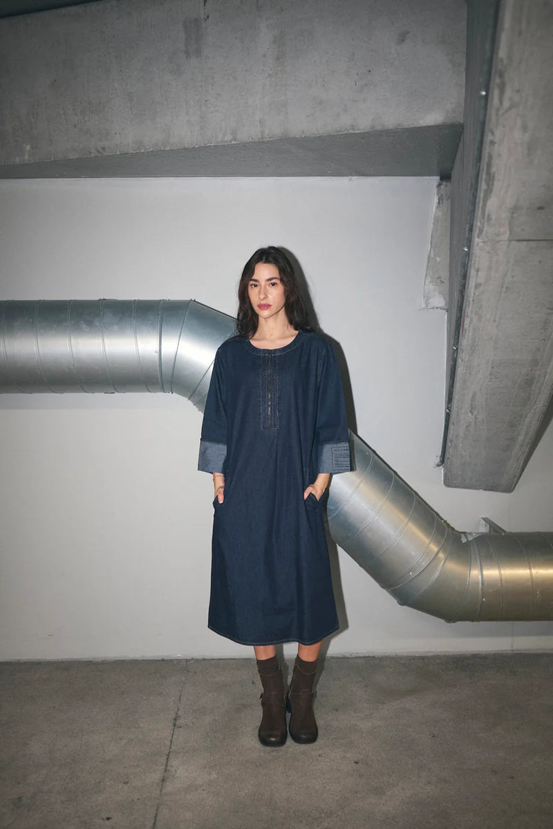 Humble By Sofie Pilot farkkumekko, Dark Blue