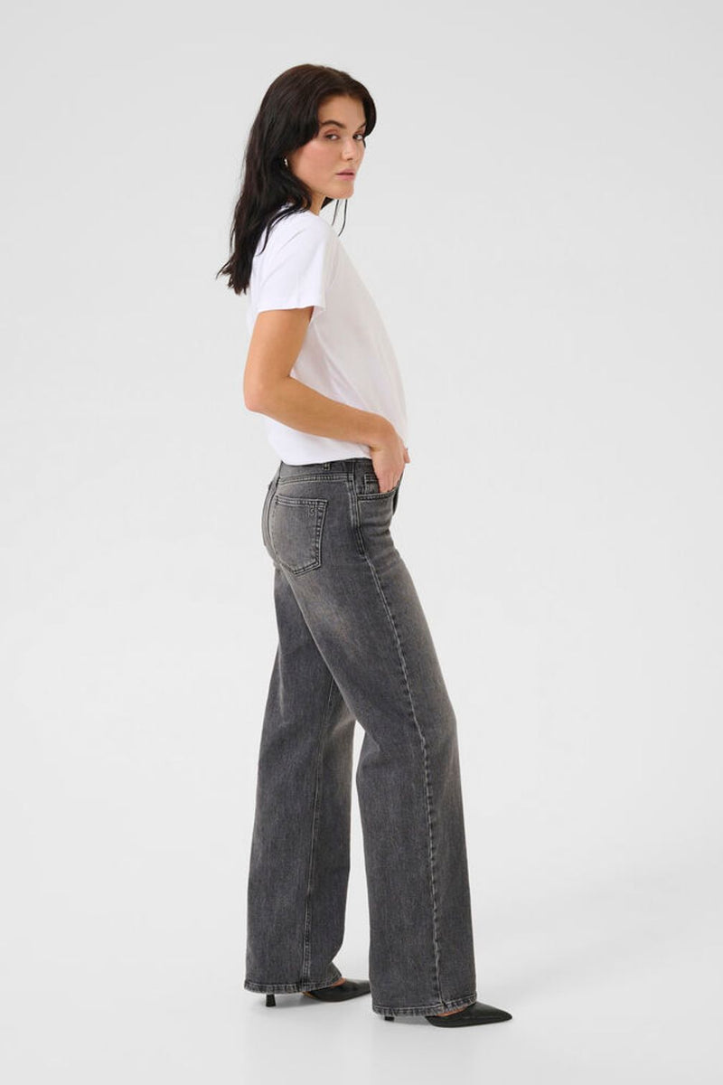 Louis farkku, dark grey retro wash 30"