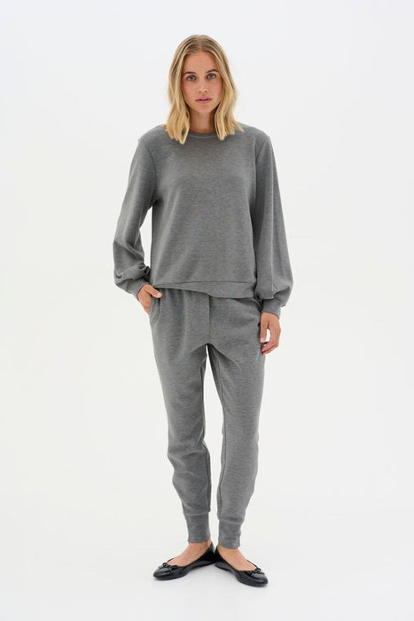 The Sweat blouse - collegepaita, dark grey melange