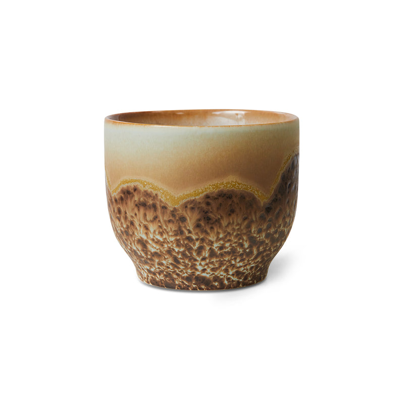 HK Living 70's ceramics café cup, Shell