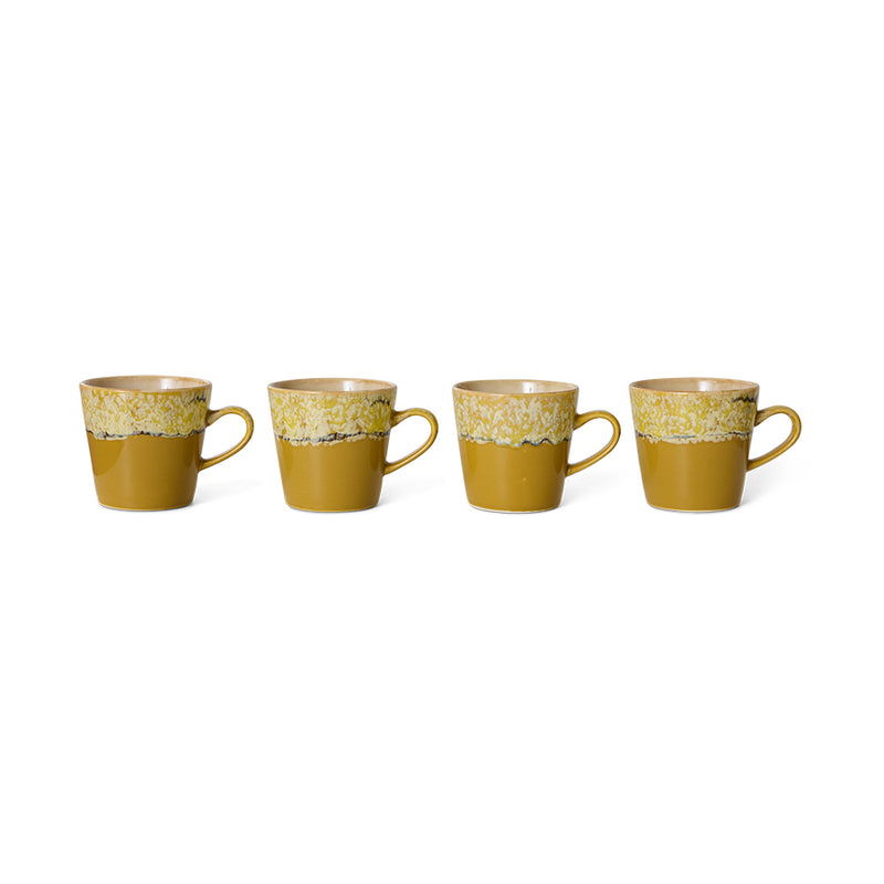 HK Living 70's ceramics americano kahvimuki, Sunbeam