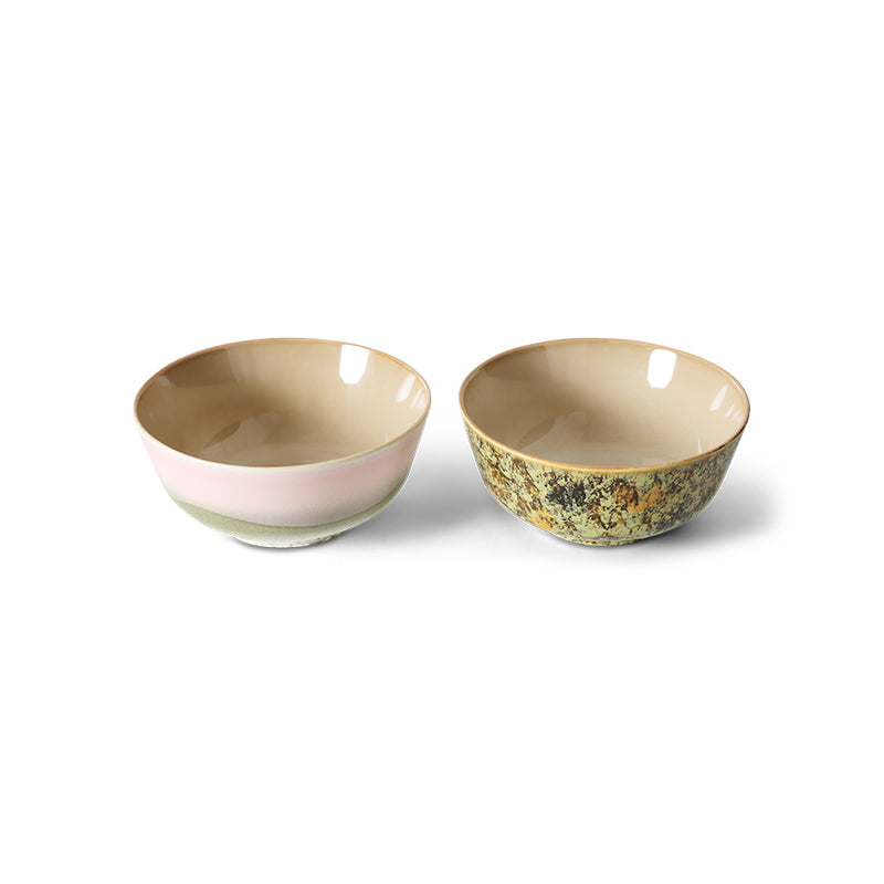 HK Living 70's ceramics ramen kulho setti, Ascend