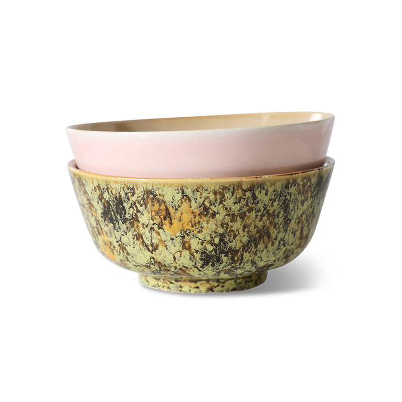 HK Living 70's ceramics ramen kulho setti, Ascend
