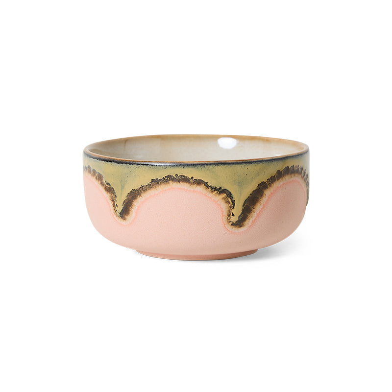 HK Living 70's ceramics jälkiruokakulho, gem