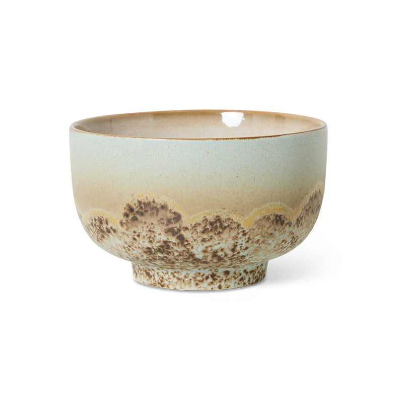 HK Living 70's ceramics noodle bowl, shell